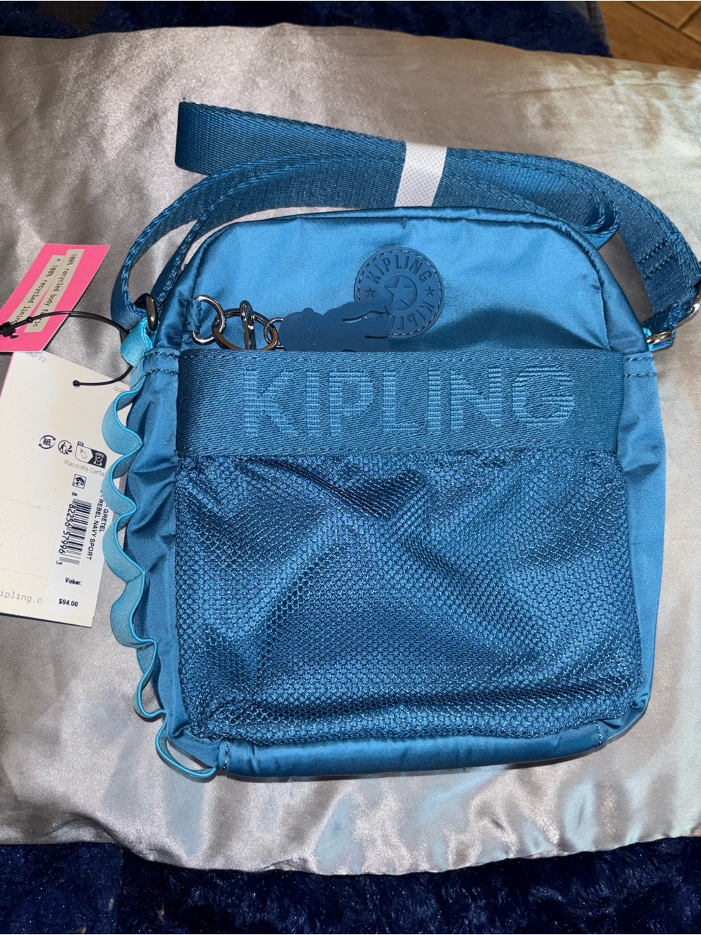 Kipling Gretel rebel navy sports nwt